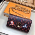 Replica Louis Vuitton Monogram Canvas Twist Chain Wallet M63888 orange JH01439EX20
