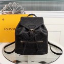 Replica Louis Vuitton Monogram Empreinte Calf Leather Backpack M43431 black JH01458BL42