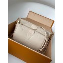 Replica Louis Vuitton Monogram Empreinte Original Leather M44823 Cream JH00162eG43