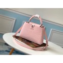 Replica Louis vuitton original crocodile CAPUCINES PM M94587 Eau de Rose JH01055Pg26