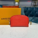 Replica Louis vuitton original Epi Leather COSMETIC POUCH PM M52030 Coquelicot JH00926vJ33