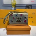 Replica Louis vuitton original epi leather twist M50282 gold JH00645XB19