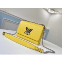 Replica Louis vuitton original epi leather TWIST MM M66119 yellow JH00582pb70