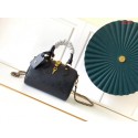 Replica Louis vuitton original leather SPEEDY 20 Monogram Empreinte mini m42397 black JH00414zS17