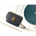 Replica Louis Vuitton Original Lockme chain small handbag M57067 black JH00381yi85