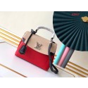 Replica Louis vuitton original LOCKME EVER BB M53937 Kabuki Red&Quartz White&Black JH00741jE50