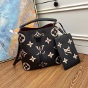 Replica Louis Vuitton Original Monogram Empreinte NEONOE M45497 BLACK JH00385qj24
