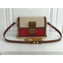Replica Louis Vuitton original SAINT SULPICE PM M44391 apricot with red JH01469aG64