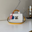 Replica Louis vuitton original TWIST Medium tote bag M56132 white JH00465Pg26