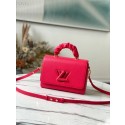 Replica Louis Vuitton TWIST MM M58688 Pondichery Pink JH00075Hw86