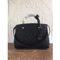 Replica Luxury Louis vuitton mongram empreinte MONTAIGNE N41046 black JH01217hA88