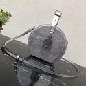 Replica Luxury Louis vuitton original epi leather petite boite chapeau m43514 silver JH00397hA88