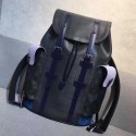 Replica Top 2017 louis vuitton original leather christopher PM M53424 black JH00729Rc30