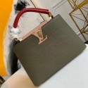 Replica Top Louis vuitton CAPUCINES BB M55359 green JH00746Lo91