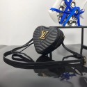 Replica Top Louis Vuitton HEART BAG NEW WAVE M52796 black JH01348Zf62