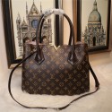 Replica Top Louis Vuitton Monogram Canvas Tote Bag 7922 Coffee JH01118Zf62