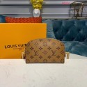 Top Imitation Louis vuitton original Monogram COSMETIC POUCH PM M52030 yellow JH00918EE80