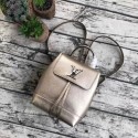 Top Louis Vuitton Original leather LOCKME BACKPACK MINI M54575 JH00478Oq54