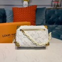 Top Louis Vuitton Original Zipper Shoulder Bag M44480 white JH00708Oq54