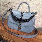 2017 louis vuitton original leather chain it bag pm M54606 blue JH00769JM27