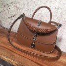 2017 louis vuitton original leather chain it bag pm M54619 coffee JH00777Qt35