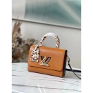 AAA 1:1 Louis Vuitton TWIST MM M58568 Gold Cipango JH00057WE81
