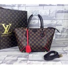 AAAAA Louis Vuitton Damier Ebene Canvas Caissa Tote BB Bag M41807 Brown JH00960Jq92