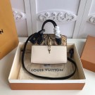 AAAAA Louis Vuitton Original Leather N95976 White JH00850DU34