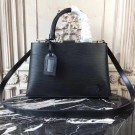 Cheap Louis Vuitton KLEBER MM EPI INDIGO M51333 black JH00007YU36