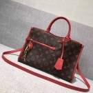 Copy 1:1 2017 louis vuitton original popincourt pm M43433 red JH00751lS35
