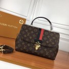 Copy Louis vuitton monogram canvas M66811 black&red JH01770nS53