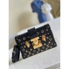 Copy Louis vuitton original PETITE MALLE M57817 black JH00124KD82