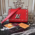Copy louis vuitton top original epi leather twist mm B50282 red JH00319Ds70