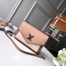 Copy Luxury Louis Vuitton MYLOCKME BB M51418 apricot &white JH01870qe74