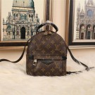 Designer Replica Louis Vuitton Monogram Canvas Backpack M40019 Brown JH01069Fi42