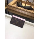 Fake Best Louis Vuitton Monogram Canvas CARD HOLDER M60703 pink JH01972zZ68