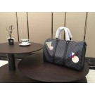 Fake Cheap Louis Vuitton handbag damier graphite canvas keepall bandouliere N41057 black JH00655Wq19