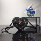 Fake Cheap Louis Vuitton HEART BAG NEW WAVE M52794 black JH01350jV17