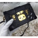 Fake Copy Louis Vuitton Petite Malle Epi Leather Bag 94219 Black JH01150Mv33