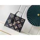 Fake Louis Vuitton Original Onthego medium tote bag M45495 black JH00364tZ32