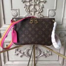 Fashion Louis vuitton lorette Original monogram canvas handbags M44053 rose JH00314FA65