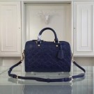 Fashion Louis Vuitton Monogram Empreinte 30CM Tote Bag M91330 Royal Blue JH01064RW51