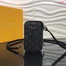 Fashion Louis vuitton original DOUBLE PHONE M69534 black JH00425NC66