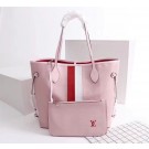 First-class Quality Louis Vuitton Neverfull Epi Leather MM 53763 pink JH01837aF97
