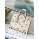 First-class Quality Louis Vuitton Original Onthego medium tote bag M45495 cream JH00241mU66
