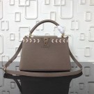 High Imitation Louis Vuitton capucines original Calf leather M42253 grey JH00271vF44