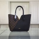 Imitation Best Louis Vuitton Monogram Canvas KIMONO Tote Bag 40460 Black JH01060CD19