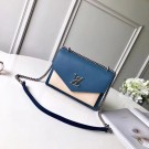Imitation Fashion Louis Vuitton MYLOCKME BB M51418 blue &white JH01871Ft19