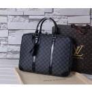 Imitation Louis Vuitton Monogram Damier Briefcase 41125 Black JH00953ox12