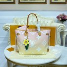 Imitation Louis Vuitton NEVERFULL MM M45680 pink JH00185vK93
